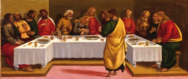 Luca Signorelli (and his workshop), "The Last Supper"