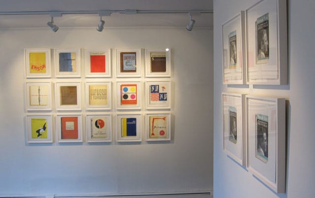 Installation view of Baker's work at Albert Merola Gallery
