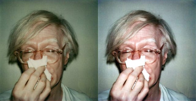 An old photo of Warhol, Normalized