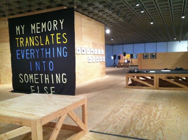 Sharon Hayes, "There's So Much I Want to Say to You" at the Whitney Museum, installation view