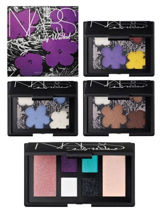 A few of the Nars Andy Warhol makeup products