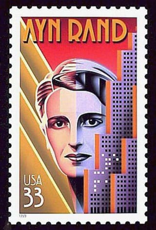 Ayn Rand stamp
