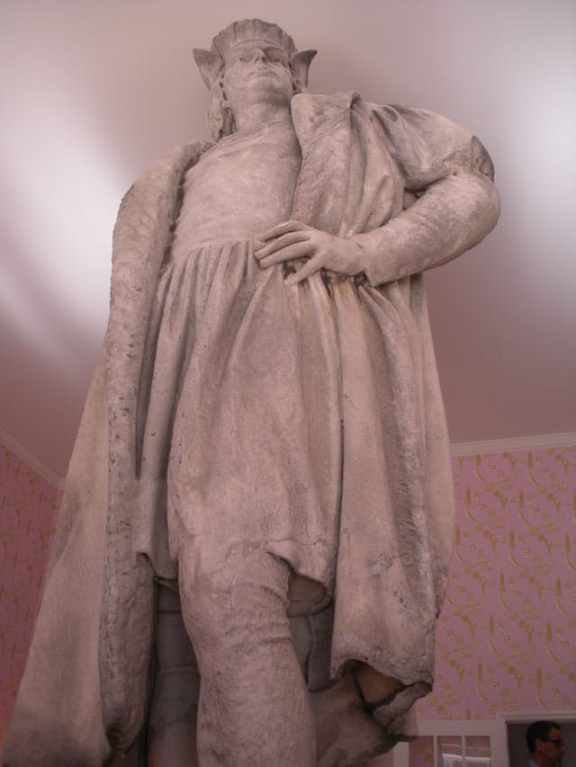 Christopher Columbus strikes a pose.