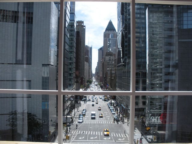 Looking south down Eighth Avenue