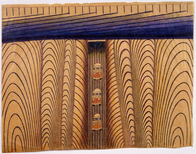 Martín Ramírez, "Untitled (Three VW Vans)" 