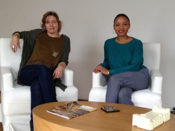 From left: executive director Deborah Fisher and curator Kalia Brooks.