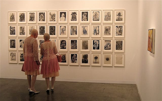 Eva and Adele at Art Basel Miami Beach 2011