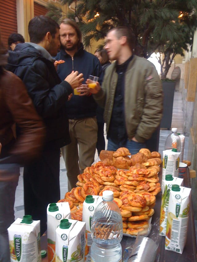 Sunday brunch at Cripta 747, launch of TAXI