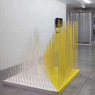 Jesus Rafael Soto, "Progressione Bianca e Gialla"