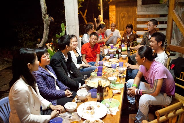 Dinner at New Space Foundation Residency