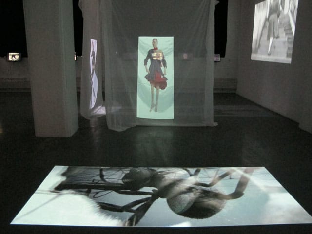 Installation view, "A Wake" at the Dumbo Arts Center