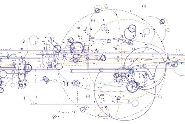 Robert Strati, "Composition of Circular Resonance" (detail) (2012), archival inkjet print on paper, 25 x 24 inches (image via Robert Henry Contemporary)