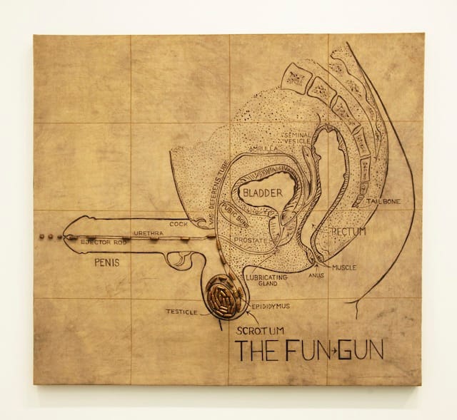Judith Bernstein, "Fun-Gun" (1967)