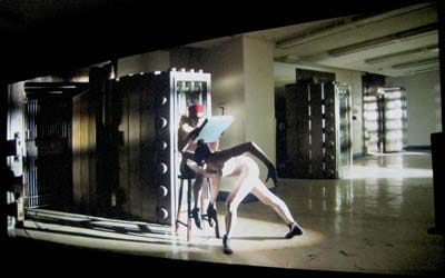 Inside the vault  of Bankers Trust , still from "Vive Le Capital" (2010-2012), Orit Ben Shitrit