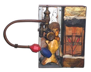 Edward Kienholz, "Animal Trap" (1962), part of the Pasadena Museum of Art's Pacific Standard show, "L.A. Raw"