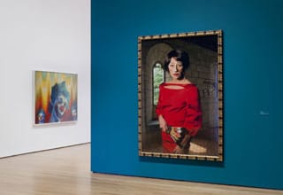 Installation view, "Cindy Sherman" at the Museum of Modern Art (© 2012 Cindy Sherman)
