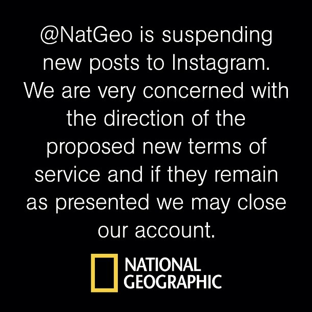 NatGeo's Instagram signoff