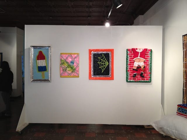 Paul Perkins at Peanut Gallery installation shot (All photos by author)