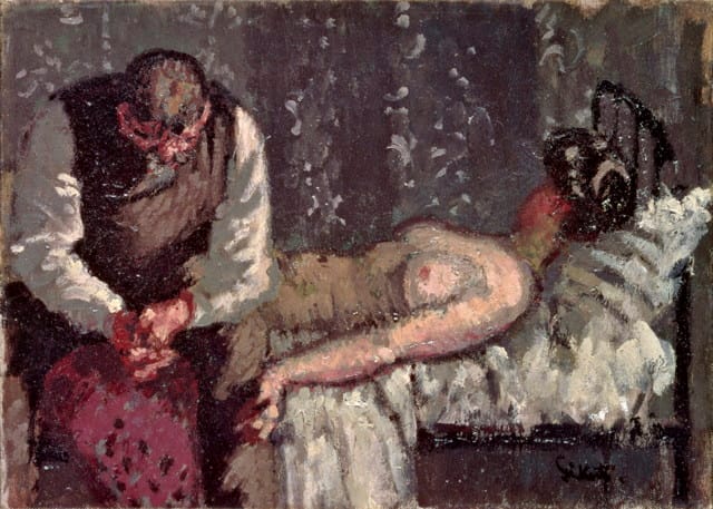 Walter Sickert, "The Camden Town Murder or What Shall We Do about the Rent?" (c. 1908) (image via Tate)