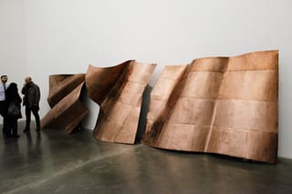 Danh Vo's "We the People (detail)" on view at the New Museum Triennial (image by Anthony Esposito, courtesy artfagcity.com)