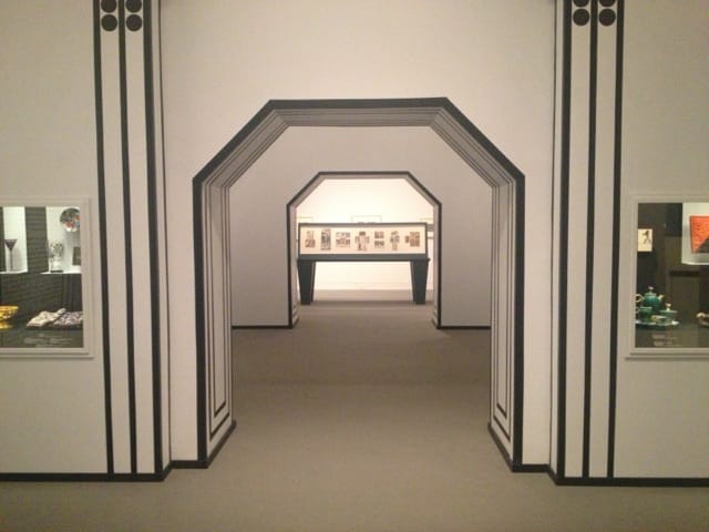 Installation view of "Postcards of the Wiener Werkstatte" (All photos by author)