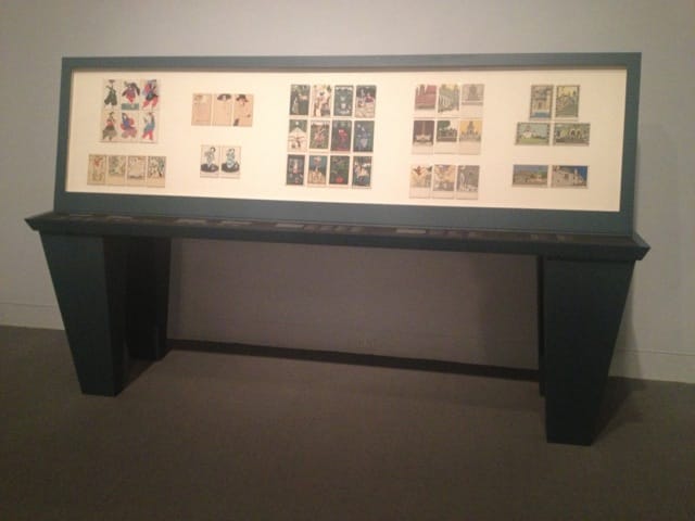 Installation view of "Postcards of the Wiener Werkstatte"