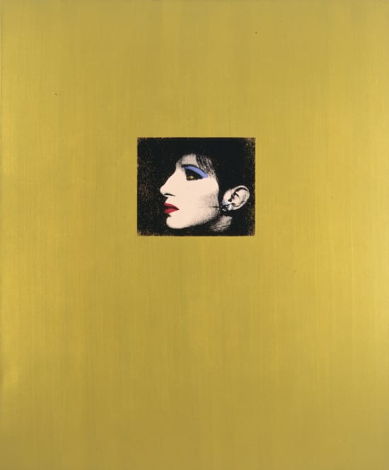 Deborah Kass, Gold Barbra (The Jewish Jackie Series), 1992