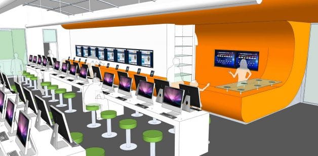 The San Antonion BiblioTech (Image courtesy NPR.org)