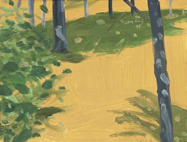 Alex Katz, "Green Shadow #2" (1998) (Image courtesy Tate)