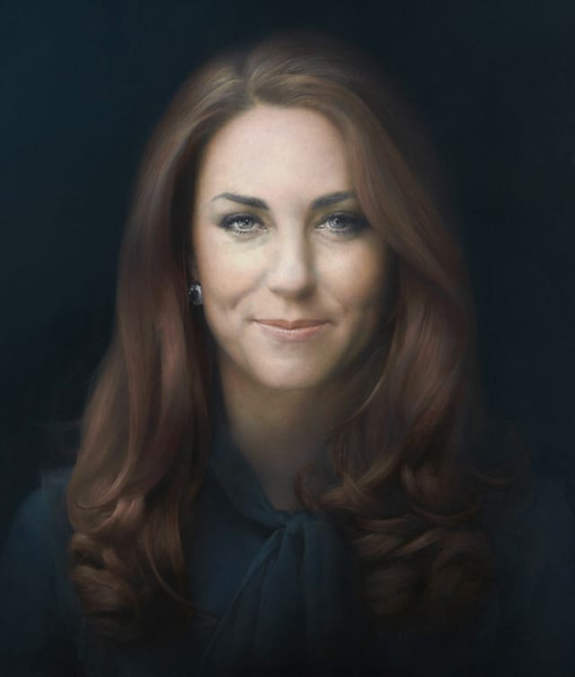 Catherine, Duchess of Cambridge, official portrait by artist Paul Emsley. Photograph: NPG/Rex Features