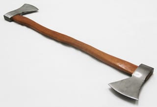 Camila Ramirez, “Community Ax” (2012), modified axes