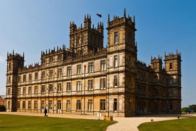 The shooting location for Downton Abbey, Highclere Castle (Photo by Richard Munckton)