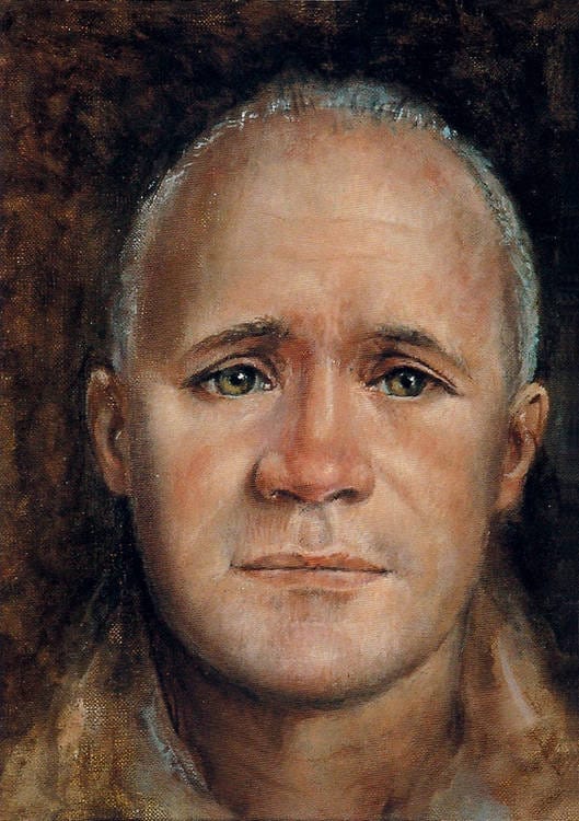 Leonor Fini, "Portrait de Jean Genet II" (1950). Oil on canvas.