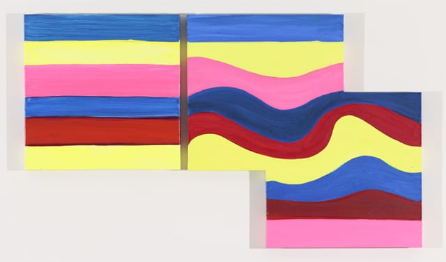 Mary Heilmann, "Mojave Mirage" (2012). Oil on canvas, 30 x 50 inches