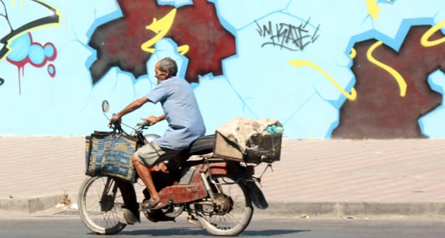 Protest street art in Tunisia