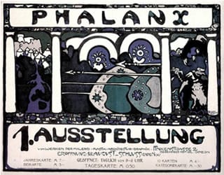 A 1901 Wassily Kandinsky poster from the collection (image via Commission for Art Recovery)