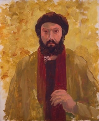 Paul Resika "Self Portrait" (1974). Oil on canvas, 24 x 19.75 inches. (All images courtesy Steven Harvey Fine Art Projects)