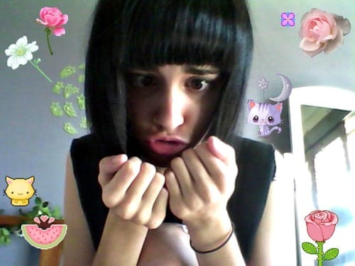 Image from Kate Durbin's "Girls, Online" project