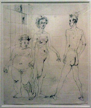 Leo Steinberg, "Untitled, 'Mr. Bul, 1950, 3 mins" (1953). 23 x 17 inches.