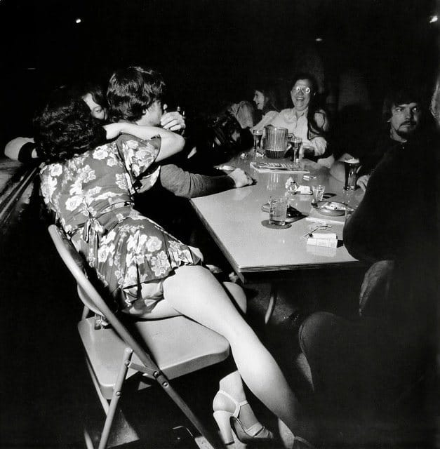 Larry Fink, "American Legion Dance, Bangor, Pennsylvania, 1978" (image via reallifeiselsewhere.blogspot.com)