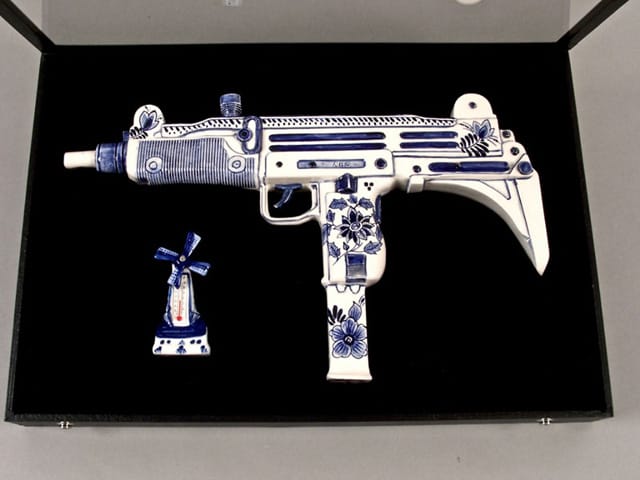 One of Krafft's porcelain guns