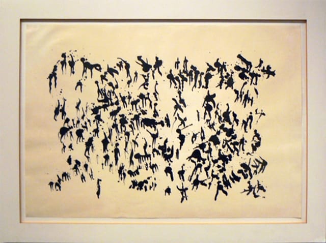 Henri Michaux, "Untitled," (1959) (All art images courtesy of Edward Thorp Gallery)