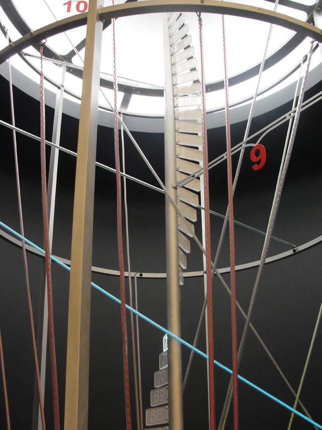 "String Product," the museum's two-story calculator
