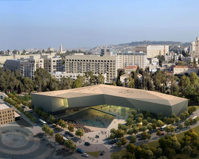 Rendering of the Museum of Tolerance (via Simon Wiesthenthal Center)