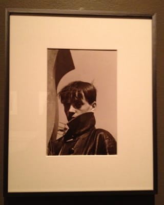 Philip Trager, "Nani, Casa Mila, 1981" (click to enlarge) (photo by the author for Hyperallergic)