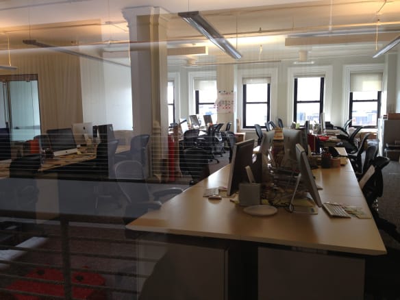 A view of the empty 20x200 offices (via Pando Daily)
