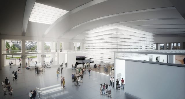 Rendering of expanded Queens Museum (Courtesy of Grimshaw and the Queens Museum of Art)