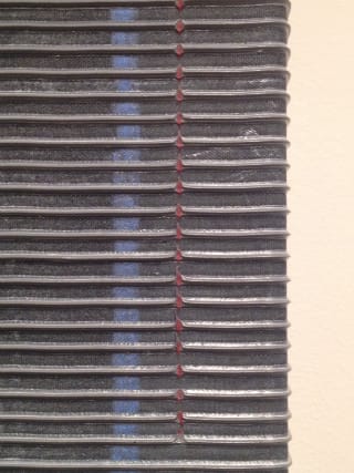 Detail of Jack Whitten's "Alpha Group III" (1975)