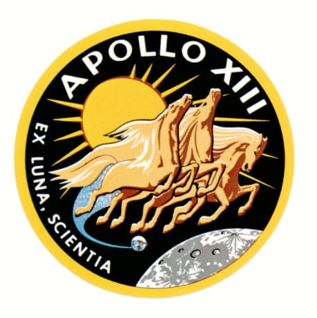 Apollo 13 Patch designed by Lumen Martin Winter (via NASA)