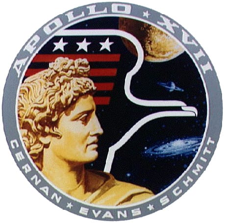 Apollo 17 patch designed by  Robert McCall (via NASA)